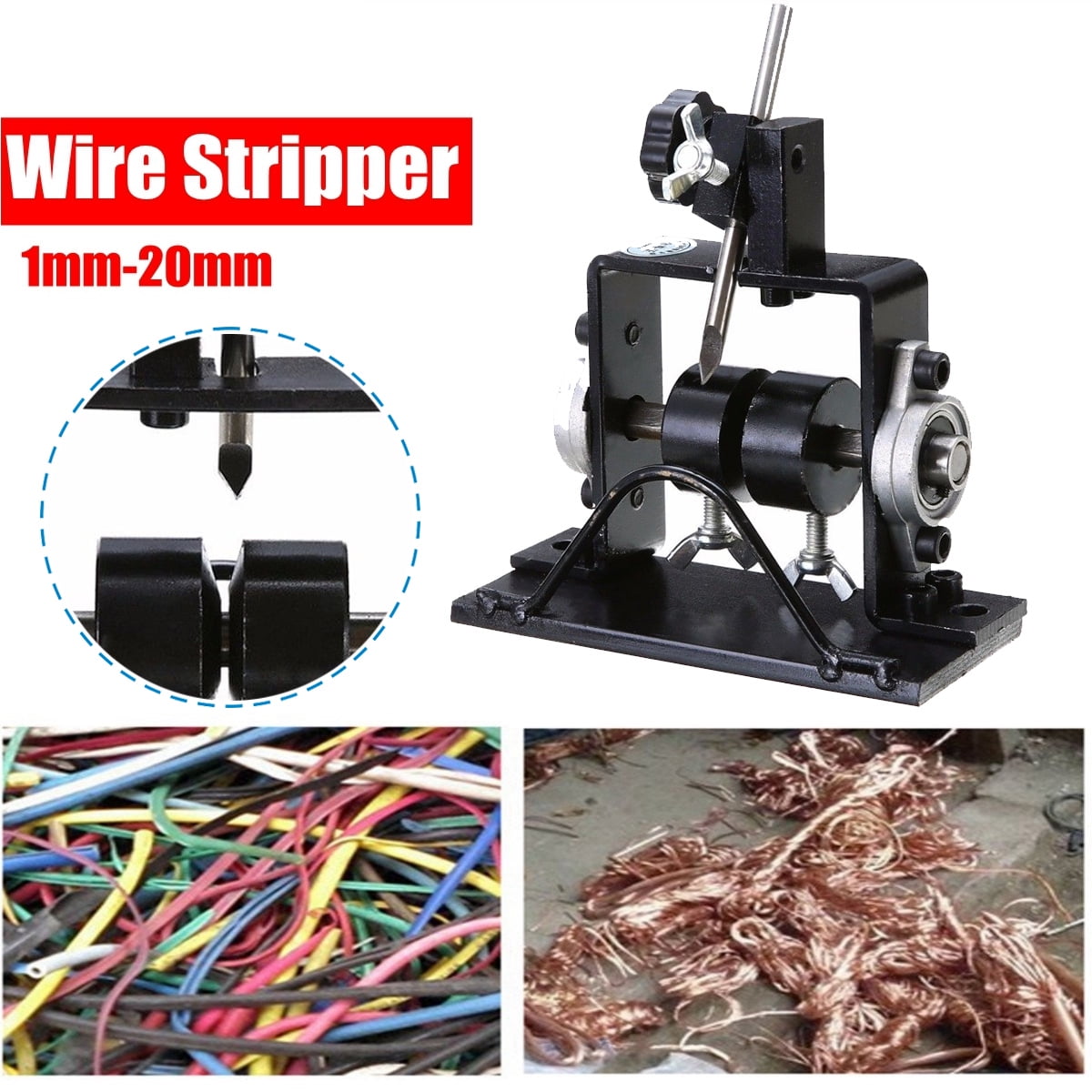Manual Wire Cable Stripping Peeling Machine Scrap Stripper Metal Recycle Tools
